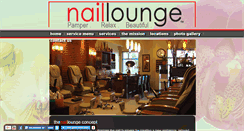Desktop Screenshot of naillounge.com